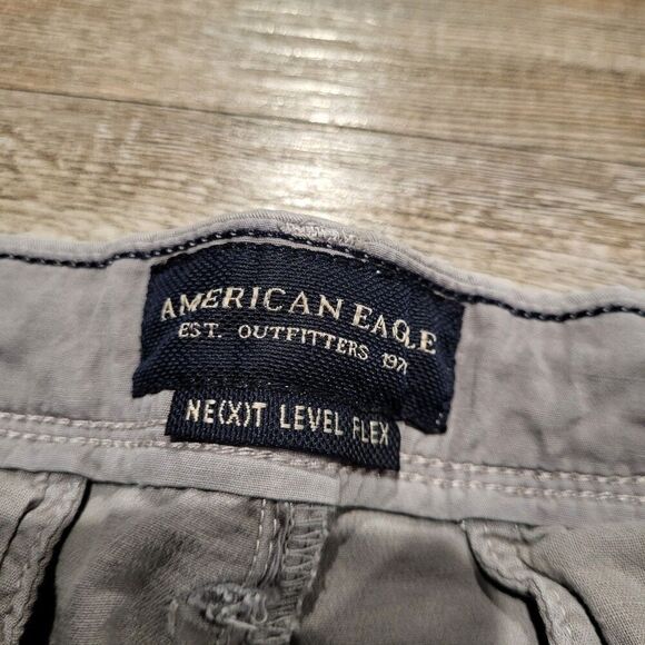 American Eagle Outfitters Next Level Flex Classic Fit Chino Shorts Men's Size 30 - Picture 2 of 7